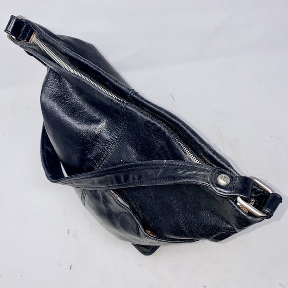 HOBO International Meredith Black Leather Shoulder Hobo Bag - Picture 5 of 7